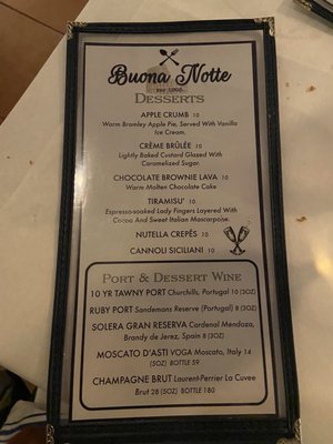 Menu photo 6 Buona Notte New York, NY Menu photo 6 Buona Notte New York, NY