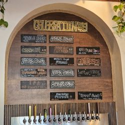 Beer menu