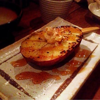 Ippuku - Japanese sweet potato with honey (yaki imo) $5. Definitely need to order this. The potato is tender and not overly sweet - Bars Near Me - Berkeley, California
