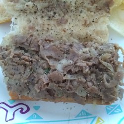 Subside Deli - Ordered a Philly cheese steak and opened the package to find this. What a disappointment to find Provolone cheese! Not much taste either