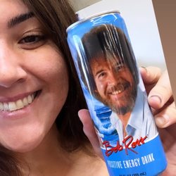California Closeouts & Liquidations - Super cute Bob Ross "Positive Energy Drink" they weren't that tasty but maybe a collectors item? Lol