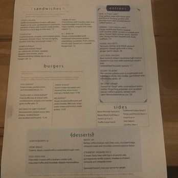 Scratch Kitchen & Taproom - Menu - Bars Near Me - Apex, North Carolina