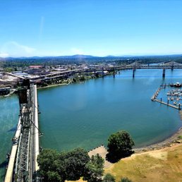 The view from the 17th floor of the courthouse