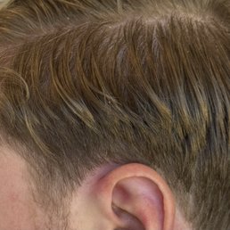 Uneven haircut which they hurried in 8 minutes Uneven haircut which they hurried in 8 minutes
