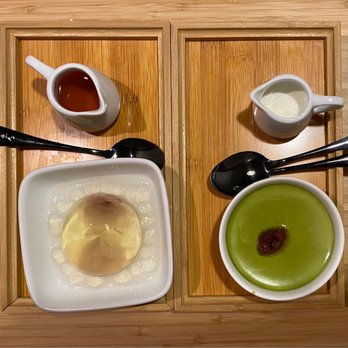 Kyuramen - Cherry Hill - Japanese Cherry Blossom Jelly, Matcha Pudding with Red Bean - Ramen Near Me - Cherry Hill, New Jersey