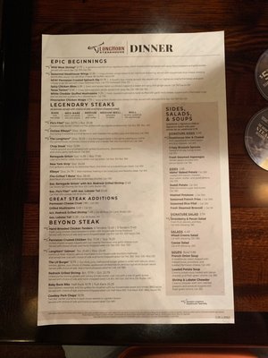 Menu photo 1 LongHorn Steakhouse Tampa, FL Menu photo 1 LongHorn Steakhouse Tampa, FL