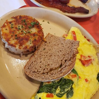 Snooze, an A.M. Eatery - Good hash brown, good bacon, okay omelet,, skimpy toast - Breakfast & Brunch Near Me - Boulder, Colorado Snooze, an A.M. Eatery - Good hash brown, good bacon, okay omelet,, skimpy toast - Breakfast & Brunch Near Me - Boulder, Colorado