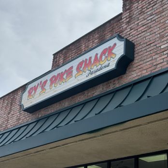 Ry's Poke Shack - sign - Hawaiian Near Me - Pasadena, California Ry's Poke Shack - sign - Hawaiian Near Me - Pasadena, California