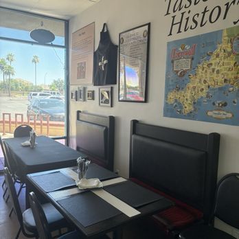 Sonsons Pasty - Couple of tables for dine-in - Fast Food Near Me - Gilbert, Arizona