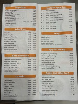 Menu photo 5 Wings Hut Augusta, GA
