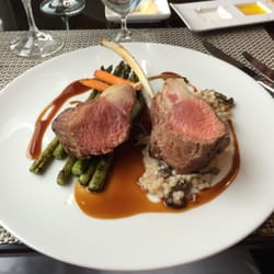 Taboo - Feature menu: rack of lamb with mushroom risotto