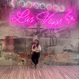 Me under the neon lights