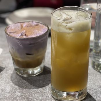 Lua Vietnamese Cuisine - Ube coconut coffee and sugarcane juice - Vietnamese Near Me - Edison, New Jersey