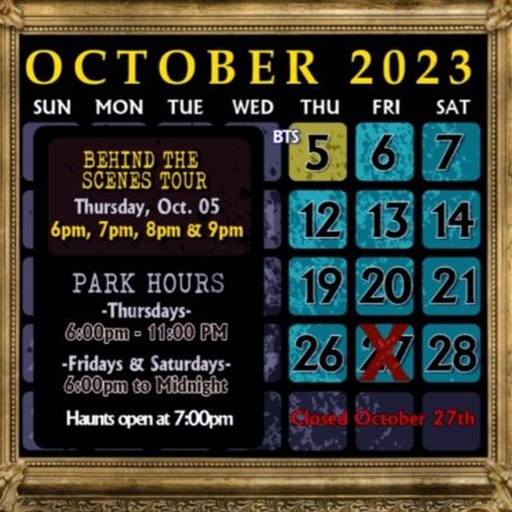 I could only work on Friday & Saturday. I worked 6 of 8 days. You still have time to go. Get your BOGO tickets for Thursday October 26.