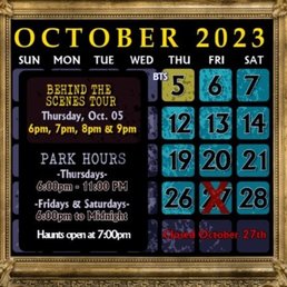 I could only work on Friday & Saturday. I worked 6 of 8 days. You still have time to go. Get your BOGO tickets for Thursday October 26. I could only work on Friday & Saturday. I worked 6 of 8 days. You still have time to go. Get your BOGO tickets for Thursday October 26.