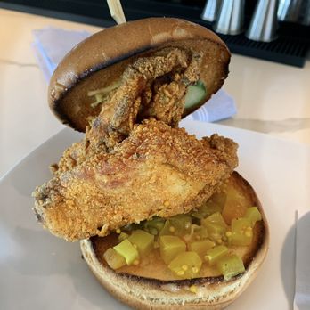Coop 303 - chicken sandwich - New American Near Me - Atlantic Beach, Florida