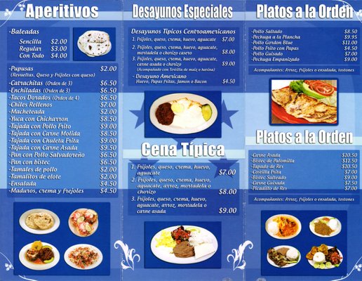 Menu photo 2 Punto De La Baleada Union City, NJ