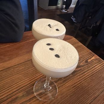 The Shanty - Espresso Martini one with vodka then other whiskey. - New American Near Me - Warwick, Rhode Island