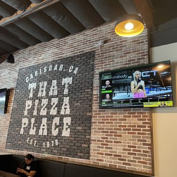 That Pizza Place - Back wall - Pizza Near Me - Carlsbad, California