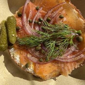 Courage Bagels - Lox bagel. My go to - Bagels Near Me - Los Angeles, California
