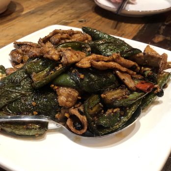 Uncle Panda Dumpling & Noodle House - Hunan Style Sauteed Thin Sliced Pork - Noodles Near Me - Glendale, Arizona