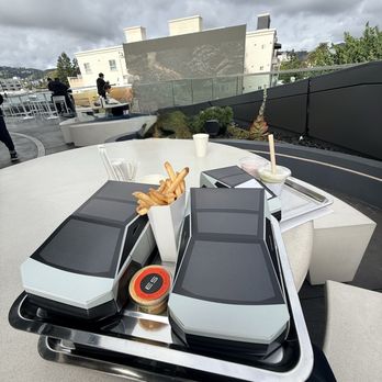 Tesla Diner - Cyber truck boxes - Diners Near Me - West Hollywood, California Tesla Diner - Cyber truck boxes - Diners Near Me - West Hollywood, California