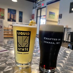 Hefeweizen and nitro stout