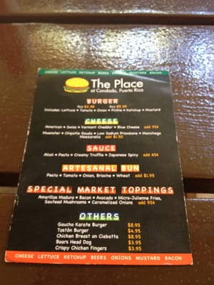 Menu photo 8 The Place San Juan, PR Menu photo 8 The Place San Juan, PR
