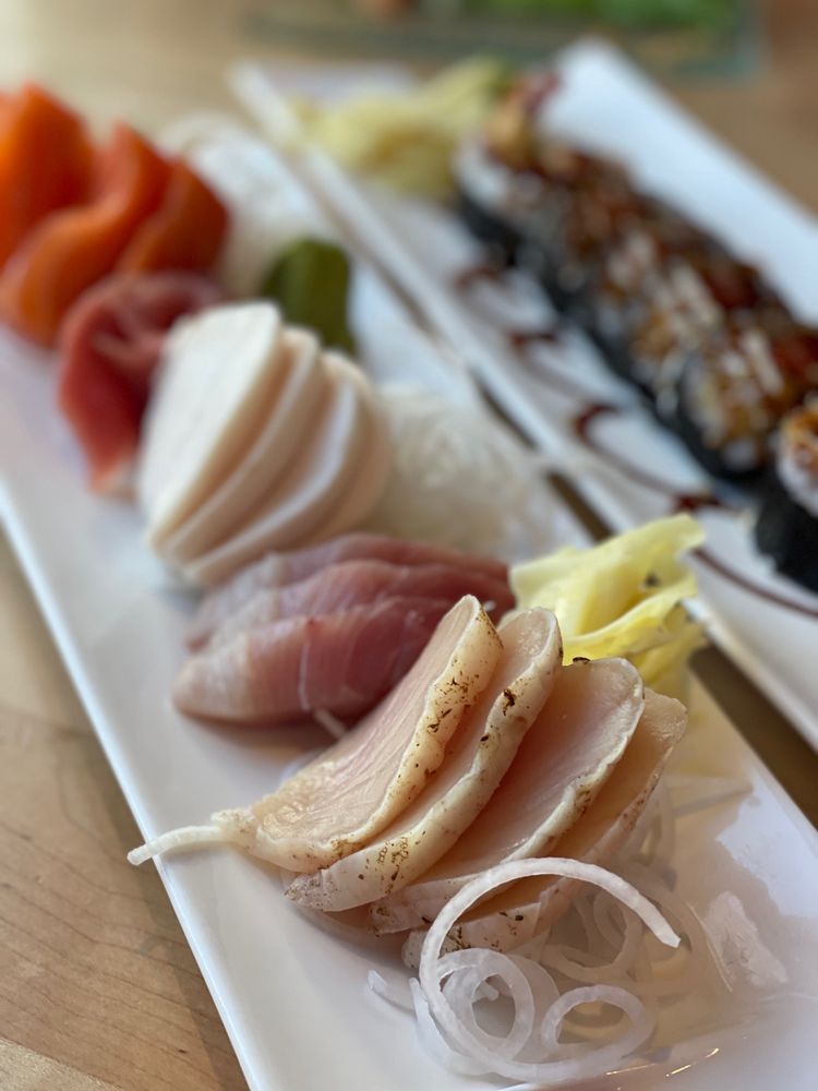 Food from Umi Kitchen and Sushi Bar