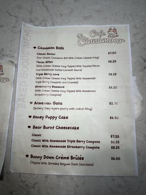 Menu photo 2 Cafe Cinnamour Davie, FL