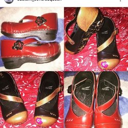 Kid To Kid - The dansko all burgundy is how I purchased them from kid2kid and with colors is what I did