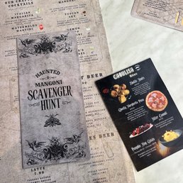 Halloween menu