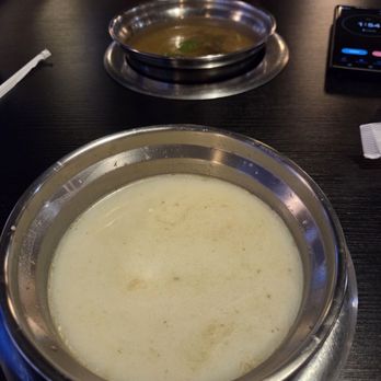 Lemongrass Hot Pot - Tom yum in the back, kha in the front, waiting to boil - Hot Pot Near Me - Boca Raton, Florida Lemongrass Hot Pot - Tom yum in the back, kha in the front, waiting to boil - Hot Pot Near Me - Boca Raton, Florida