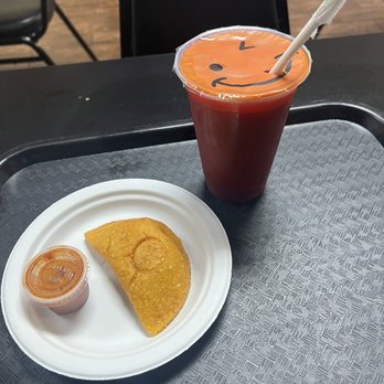 Azucar - Chicken empanada & blackberry juice - Latin American Near Me - Summit, New Jersey