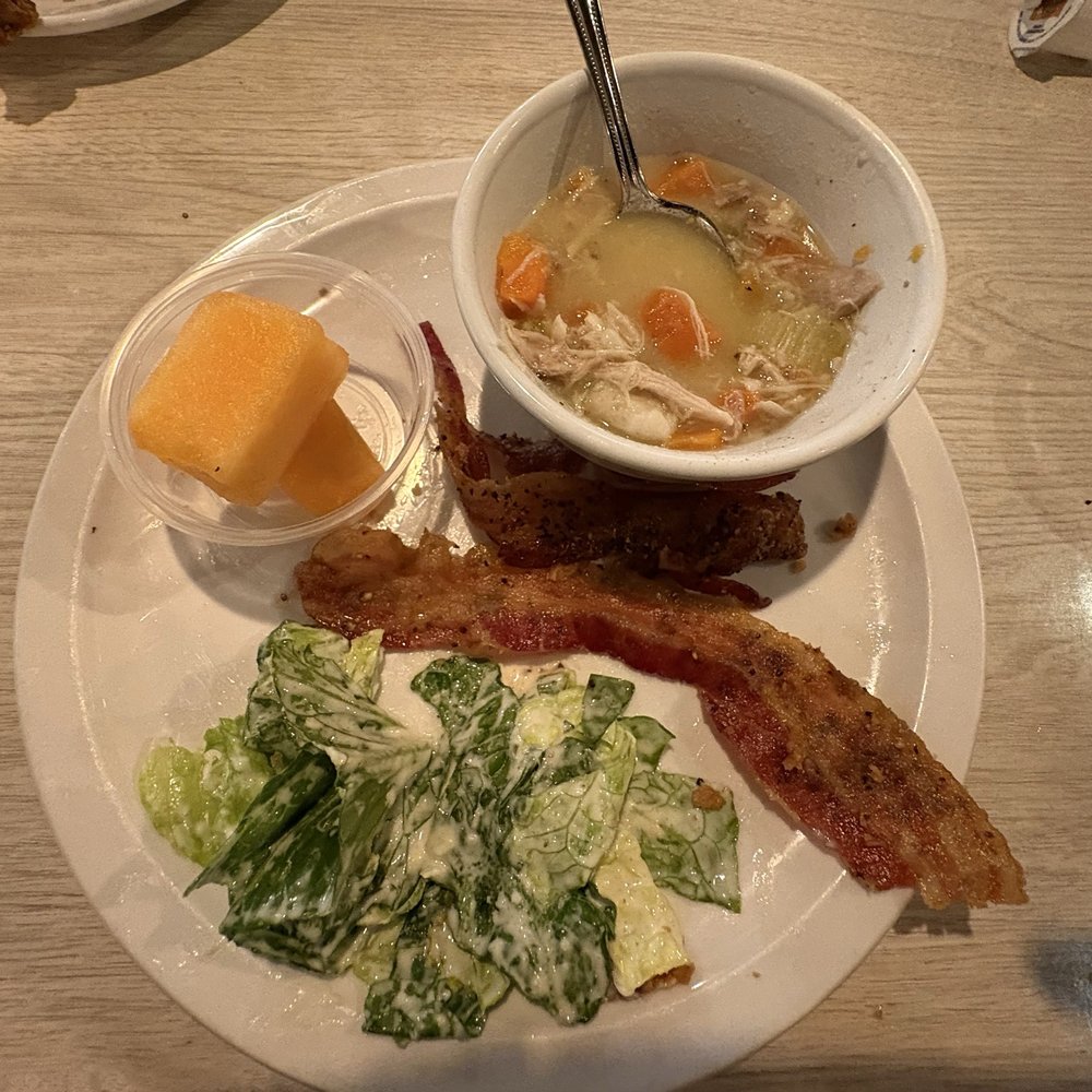 TwoRows Classic Grill - So much variety. Chicken and dumplings, salad, bacon fruit. Yum! - American Near Me - Allen, Texas TwoRows Classic Grill - So much variety. Chicken and dumplings, salad, bacon fruit. Yum! - American Near Me - Allen, Texas