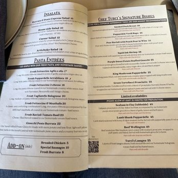 Turci Pasta - Todays menu 10/20/2024 - Italian Near Me - Orlando, Florida Turci Pasta - Todays menu 10/20/2024 - Italian Near Me - Orlando, Florida