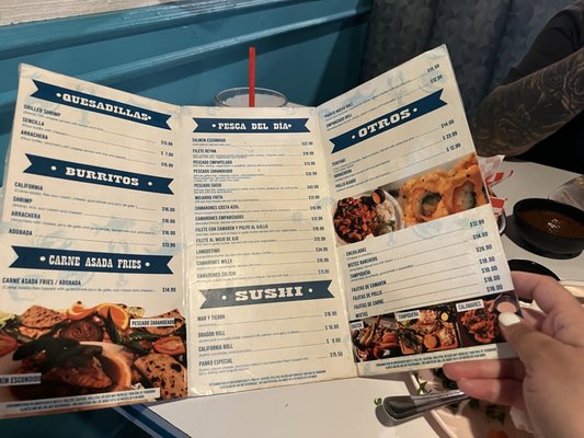 Menu photo 2 Mariscos Mazatlan Escondido, CA
