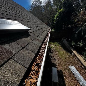 Southern Gutters And Repairs - Before... filled with leaves! - Gutter Services Near Me