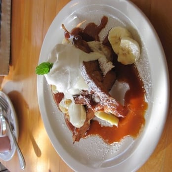 Cream Pot - Banana Caramel Waffle - Breakfast & Brunch Near Me - Honolulu, Hawaii Cream Pot - Banana Caramel Waffle - Breakfast & Brunch Near Me - Honolulu, Hawaii