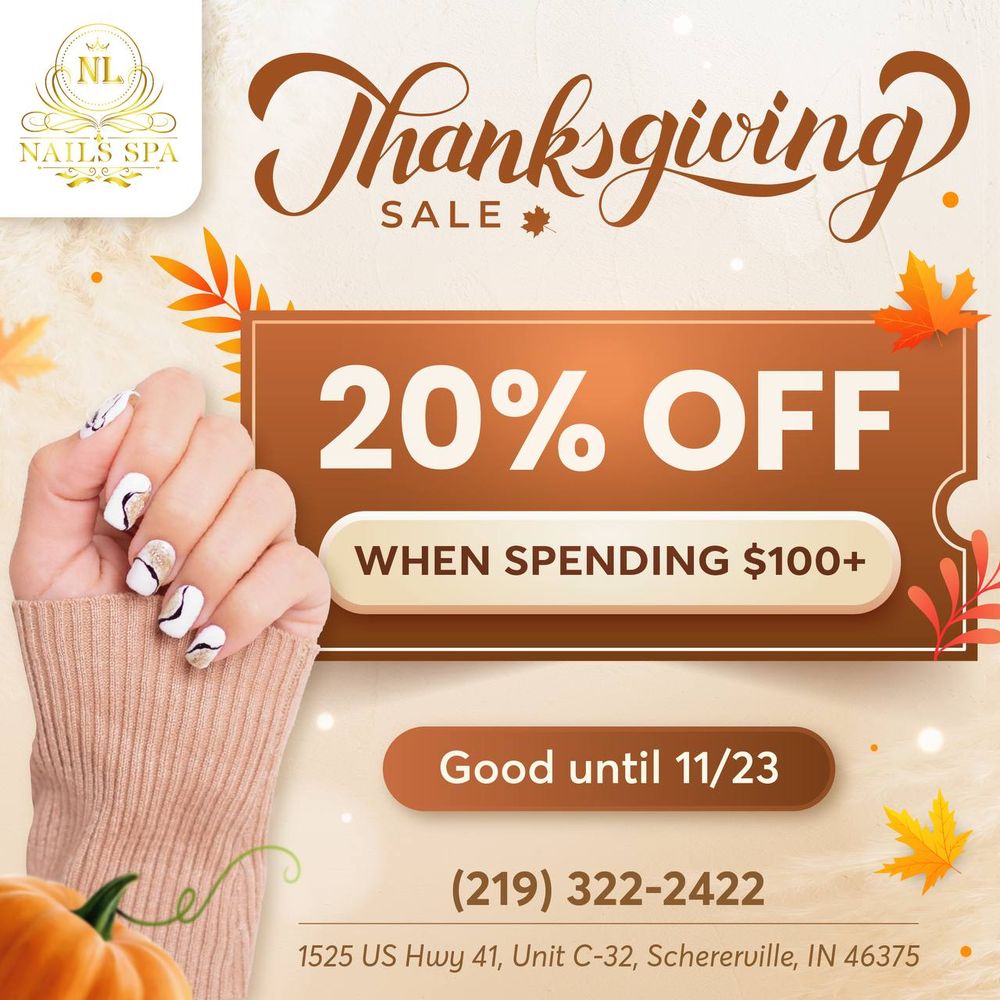 NL NAILS SPA 46 Photos 1525 US Hwy 41, Schererville, Indiana Nail