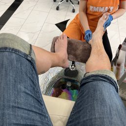 Nice calf massage