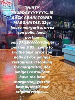 Menu photo 4 Dos Amigos Mexican Restaurant West Lafayette, IN
