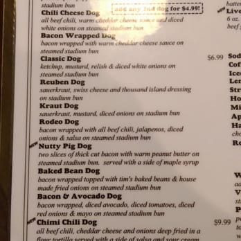 Tim's Kitchen - Here's just some of the hotdog selection. (Couldn't fit all in a photo!) - American Near Me - Orting, Washington Tim's Kitchen - Here's just some of the hotdog selection. (Couldn't fit all in a photo!) - American Near Me - Orting, Washington