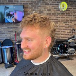 Richies Barber Shop - Mullet with #1 taper