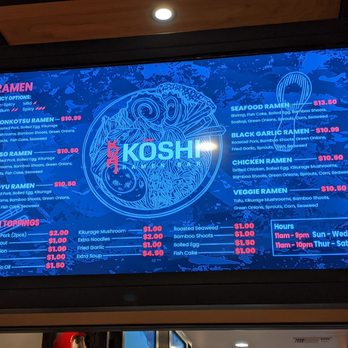 Koshi Eats - Delta shores - Ramen Near Me - Sacramento, California