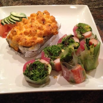 Sake Bomb - Volcano roll and ahi poke roll - Asian Fusion Near Me - Durham, North Carolina