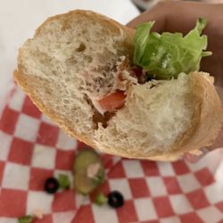 Bella Pizza Pub - Tuna sub. Dry roll with practically no tuna inside. It was gross and flavorless.