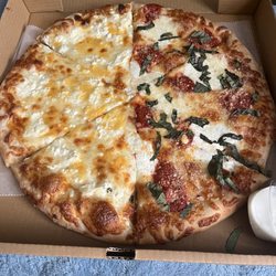 Goomba's Wood Fired Pizza - Half 5 cheese lovers/margita