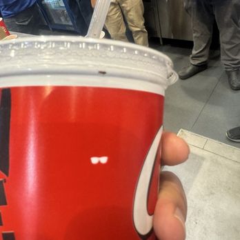Raising Cane's Chicken Fingers - Ant inside and outside the cup Zoom in - Fast Food Near Me - Fairfield, New Jersey Raising Cane's Chicken Fingers - Ant inside and outside the cup Zoom in - Fast Food Near Me - Fairfield, New Jersey