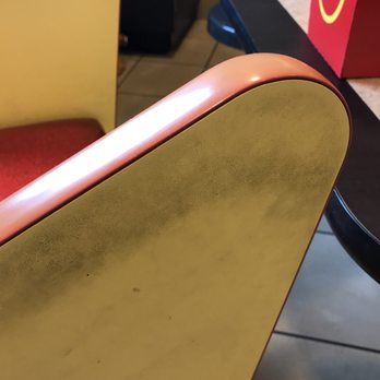 McDonald's - Children birthday chair. Look at all that dirt. Right where kids sit, put their hands and then touch food. - Burgers Near Me - Loveland, Ohio McDonald's - Children birthday chair. Look at all that dirt. Right where kids sit, put their hands and then touch food. - Burgers Near Me - Loveland, Ohio